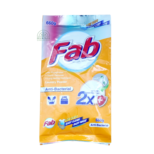 FAB Laundry Powder Anti Bacterial 660g