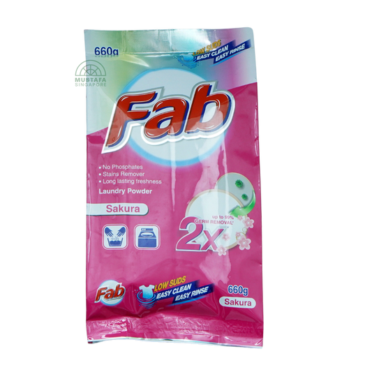 FAB Laundry Powder Sakura 660g