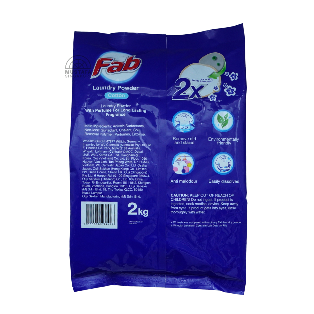 FAB Laundry Powder Cotton 2kg