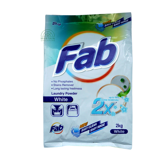 FAB Laundry Powder White 2kg