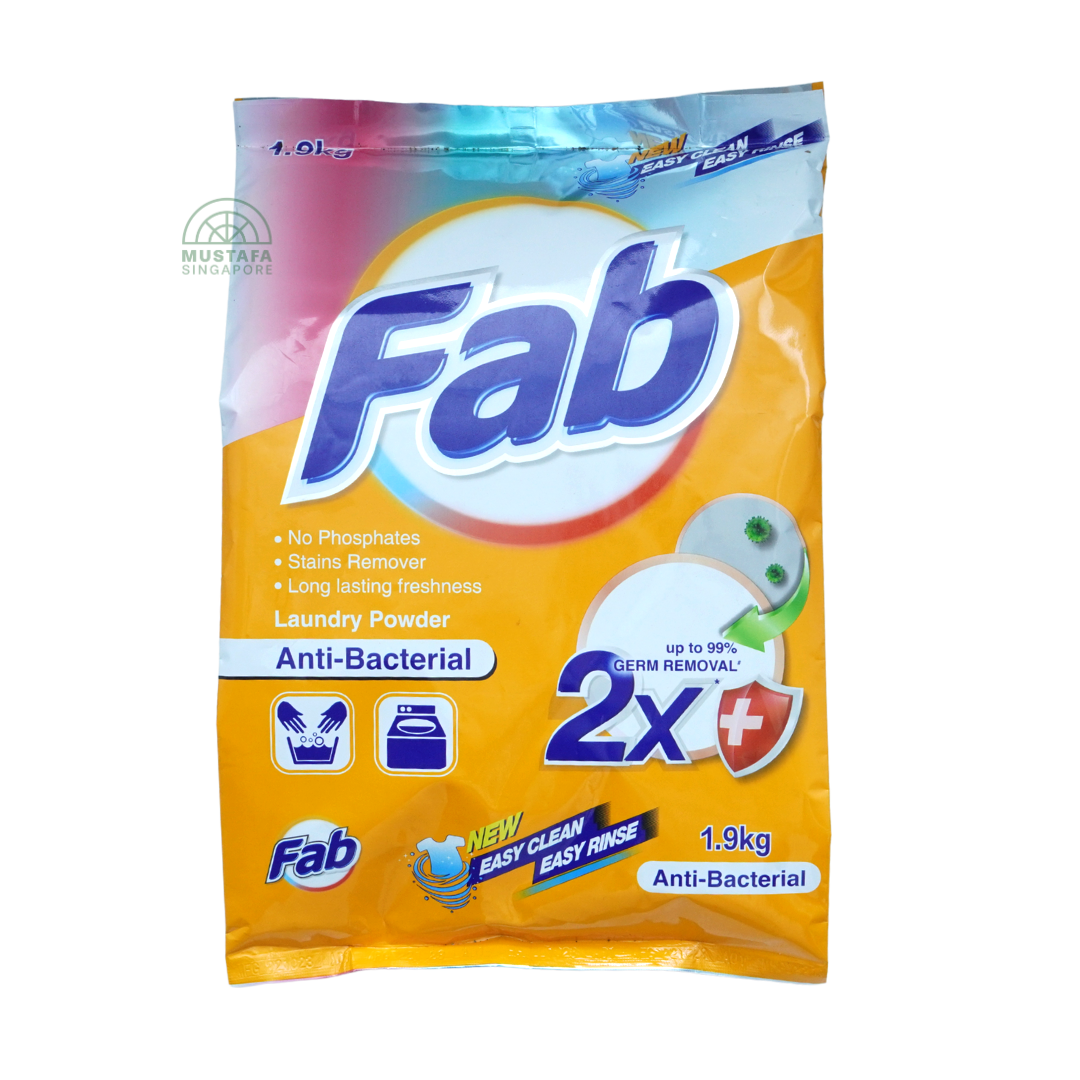 FAB Laundry Powder Anti Bacterial 1.9kg