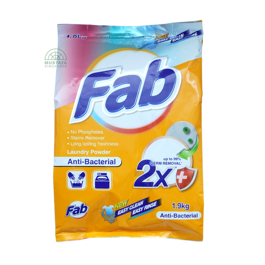 FAB Laundry Powder Anti Bacterial 1.9kg