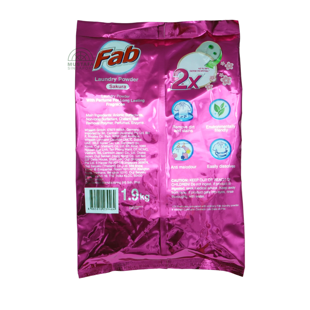 FAB Laundry Powder Sakura 1.9kg