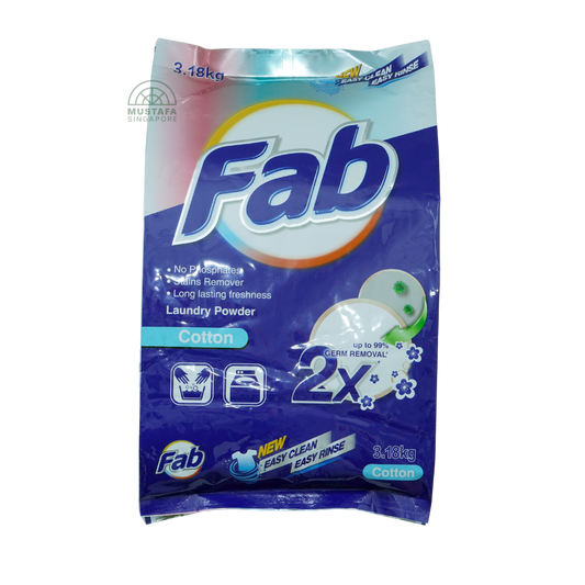 FAB Laundry Powder Cotton 3.18kg