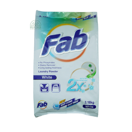FAB Laundry Powder White 3.18kg