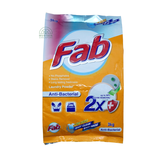 FAB Laundry Powder Anti Bacterial 3kg