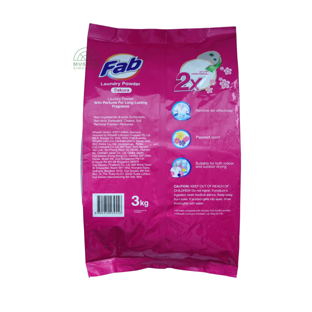 FAB Laundry Powder Sakura 3kg