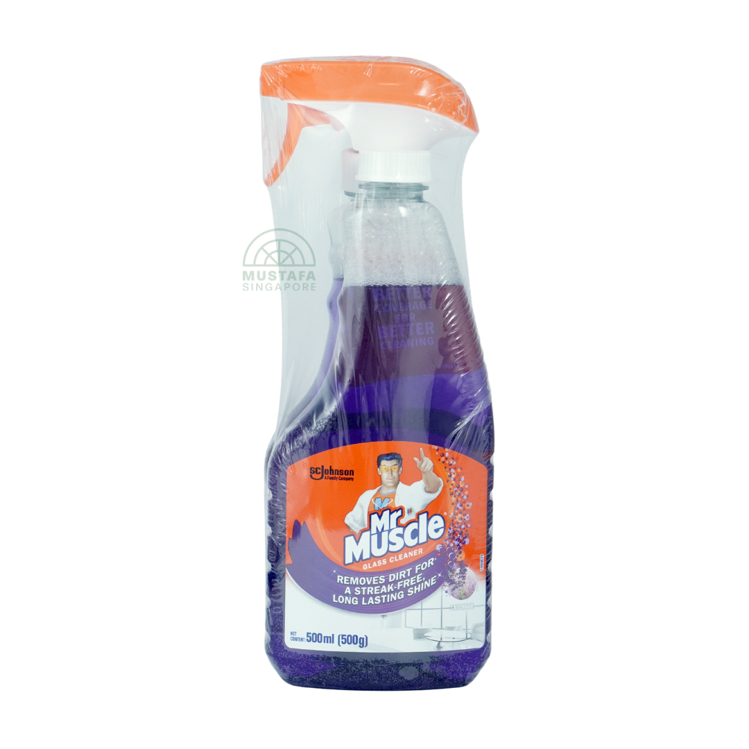 Mr Muscle Glass Cleaner 1+1 Refill Lavender 500ml