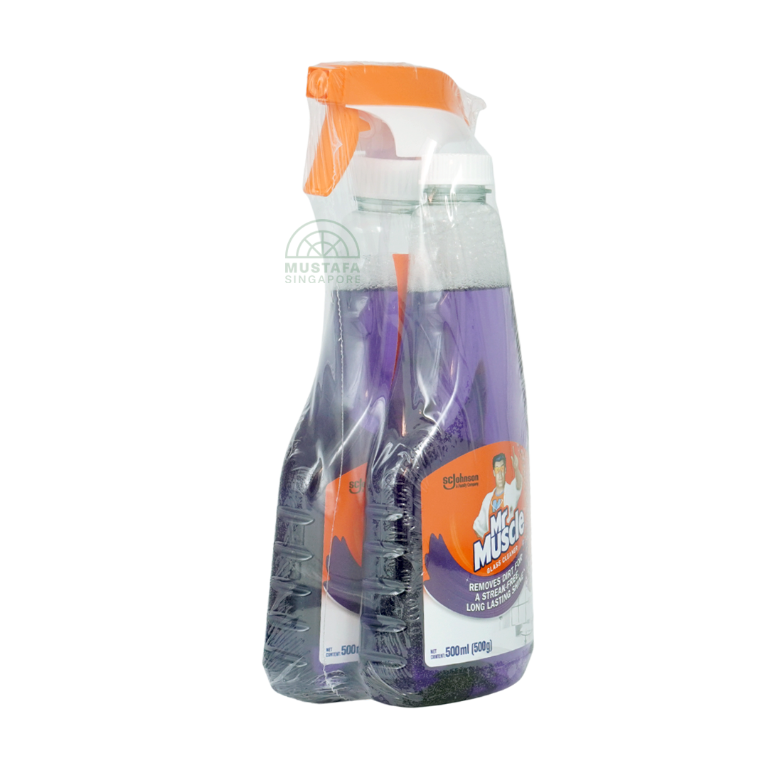 Mr Muscle Glass Cleaner 1+1 Refill Lavender 500ml