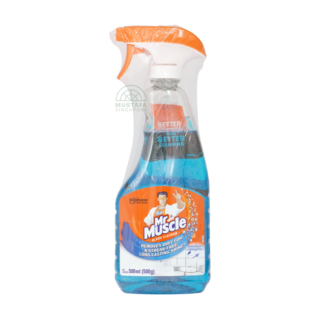 Mr Muscle Glass Cleaner Superactive 1+1 Refill 500ml