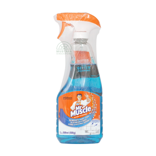 Mr Muscle Glass Cleaner Superactive 1+1 Refill 500ml