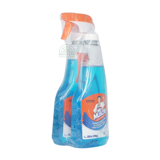 Mr Muscle Glass Cleaner Superactive 1+1 Refill 500ml