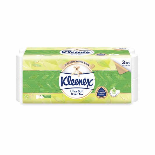 Kleenex Bathroom Tissue Ultrasoft 20 Roll Green Tea