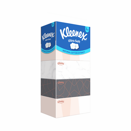 Kleenex Ultra Soft 3 Ply Facial Tissue 100s Lifestyle