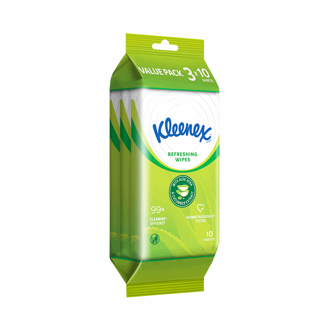 Kleenex Refreshing Wipes 3x10s