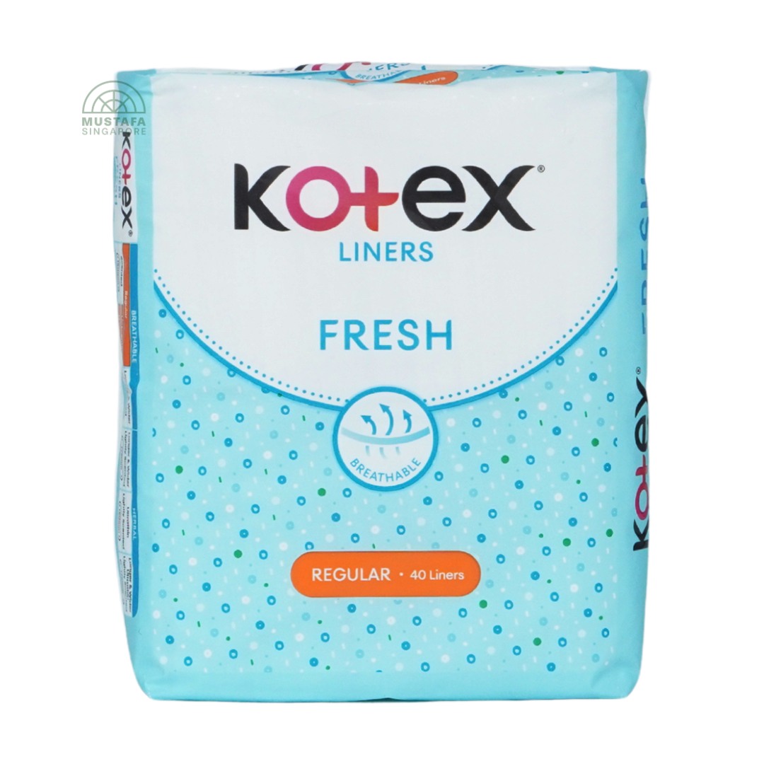 Kotex Liners Fresh Regular Unscented 40s