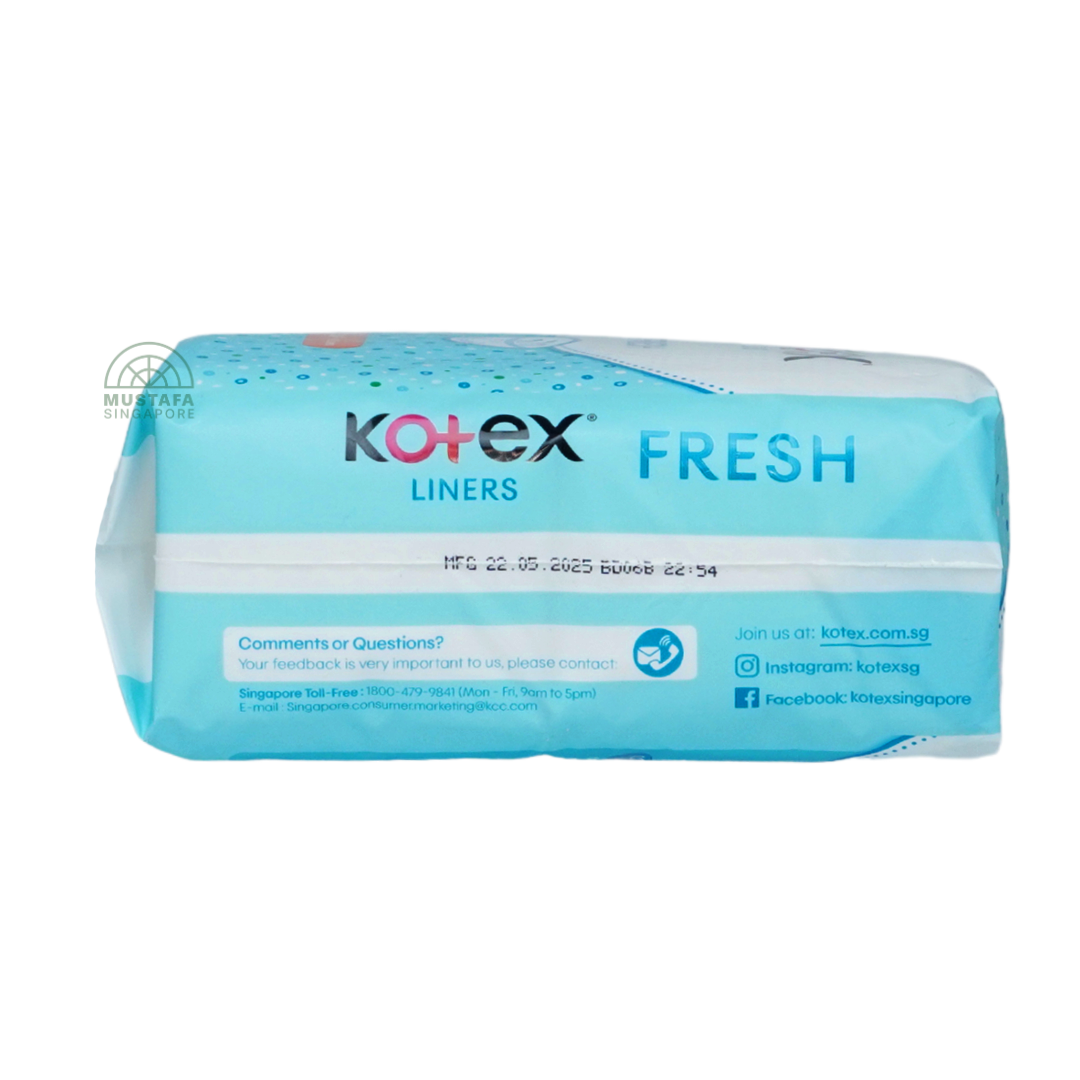 Kotex Liners Fresh Regular Unscented 40s