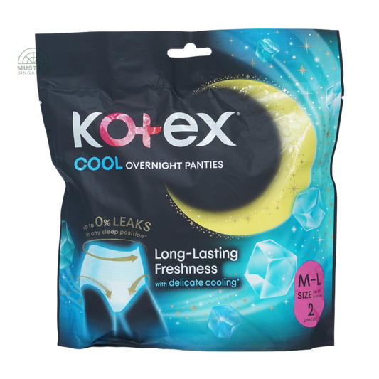 Kotex Cool Overnight Pants - M/L 2's