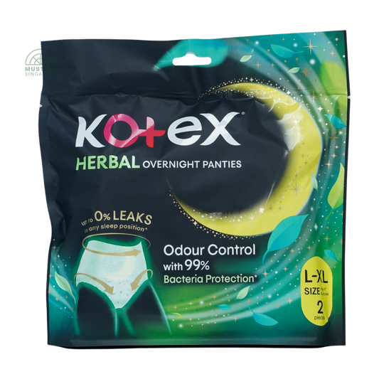 Kotex Herbal Overnight Pants L/XL 2's