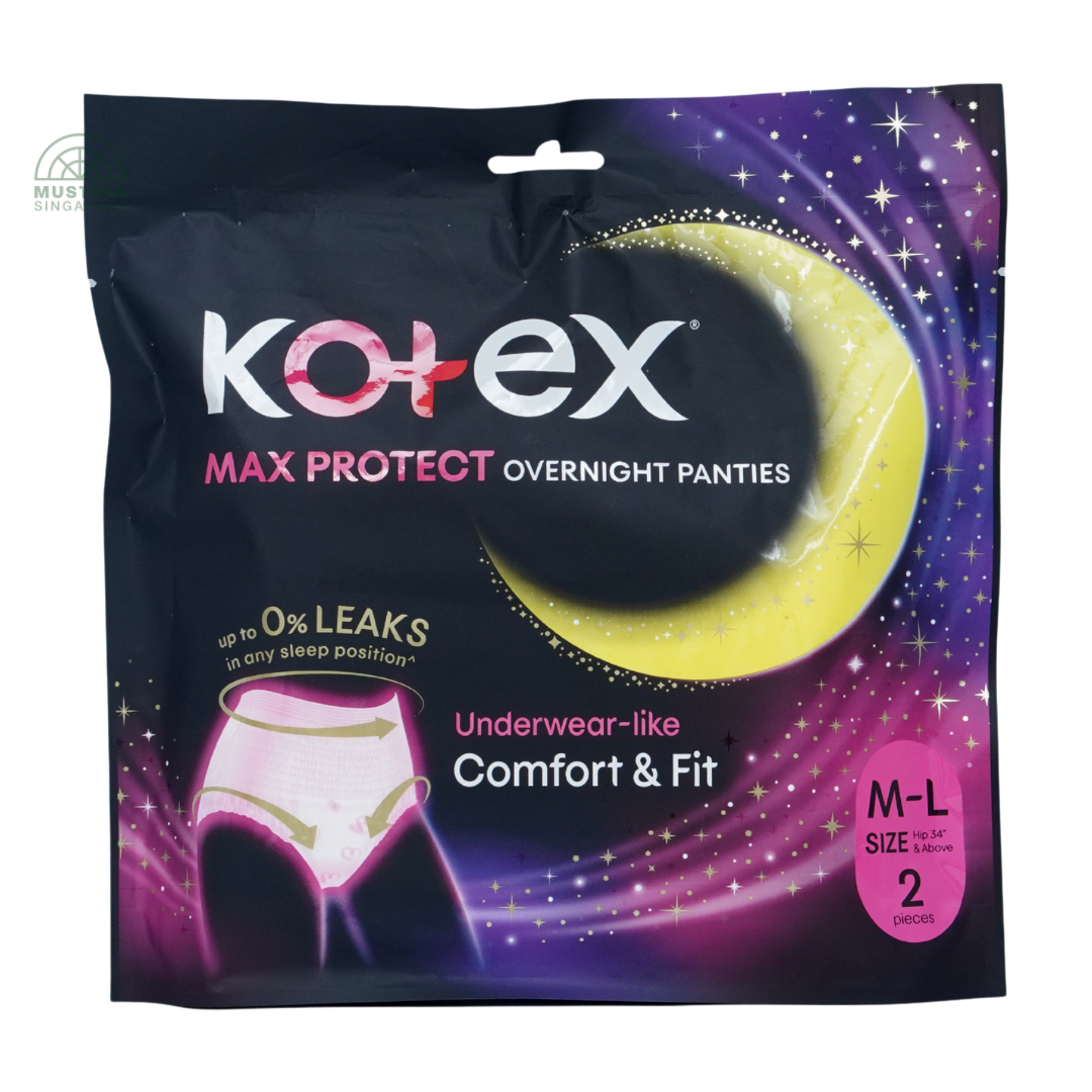 Kotex Overnight Pants M/L 2's