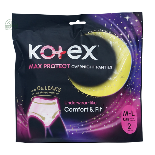 Kotex Overnight Pants M/L 2's
