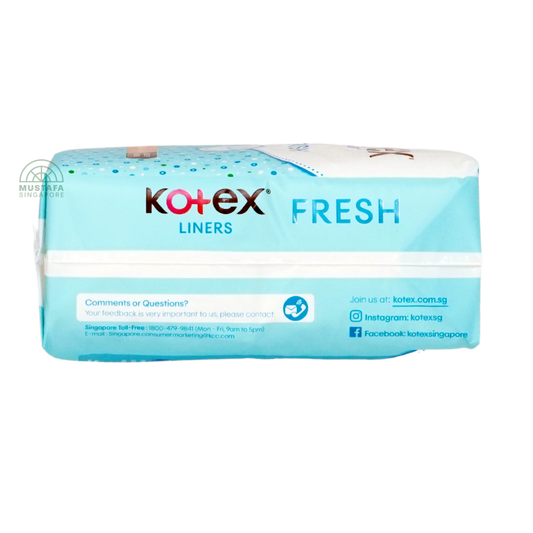 Kotex Liner Fresh Longer & Wider 32s