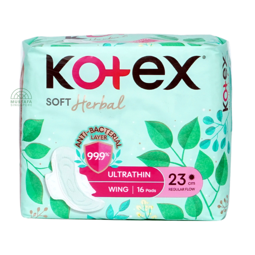 Kotex Soft & Smooth Herbal Ultrathin Wing 23cm 16s