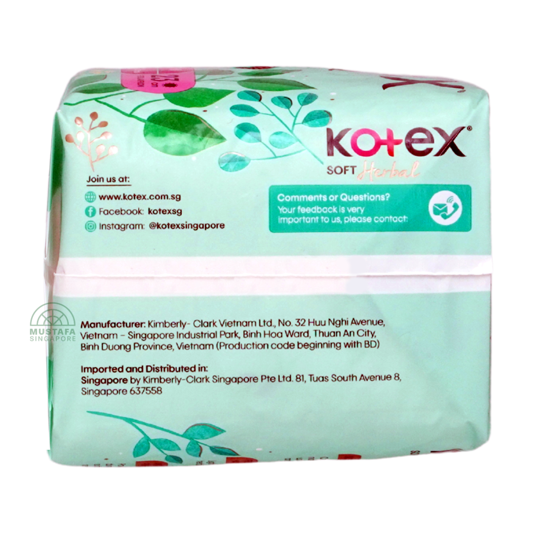 Kotex Soft & Smooth Herbal Ultrathin Wing 23cm 16s