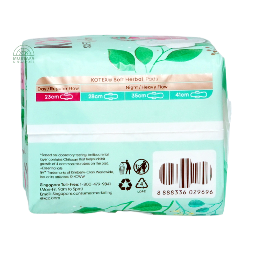 Kotex Soft & Smooth Herbal Ultrathin Wing 23cm 16s