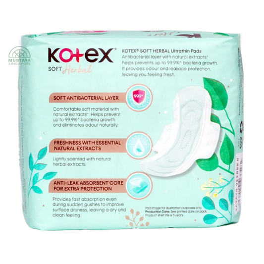 Kotex Soft & Smooth Herbal Ultrathin Wing 23cm 16s