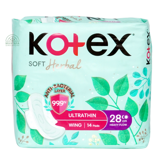 Kotex Soft & Smooth Herbal Ultrathin Wing 28cm 14s