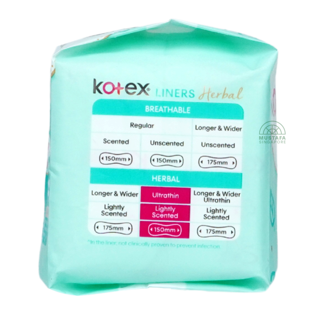 Kotex Liner Herbal Ultrathin 25s