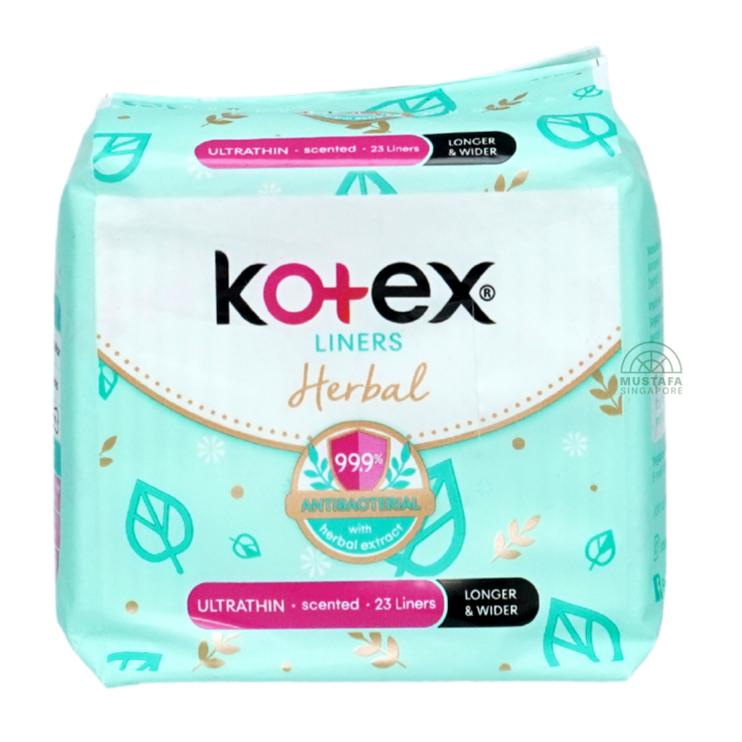 Kotex Liner Longer & Wider Herbal Ultrathin 23s
