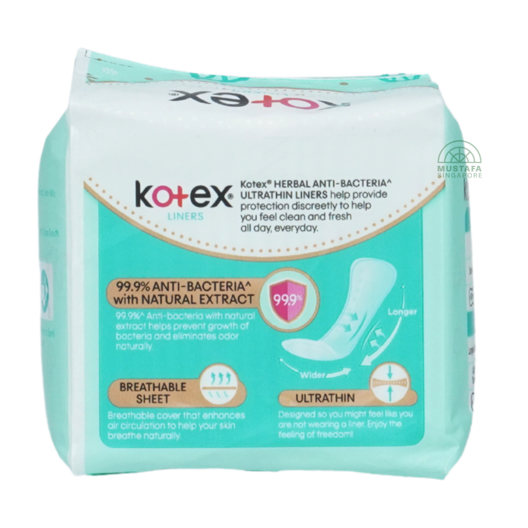 Kotex Liner Longer & Wider Herbal Ultrathin 23s