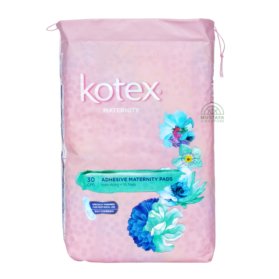 Kotex Adhesive Maternity Pads 10s