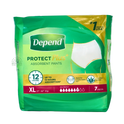 Depend Protect Plus Absorbent Pants XL 7s