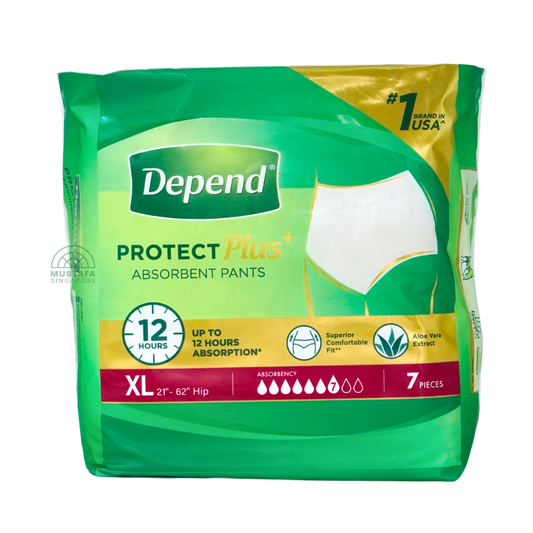 Depend Protect Plus Absorbent Pants XL 7s