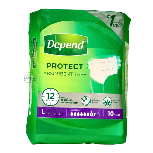 Depend Protect Absorbent Tape L 10s