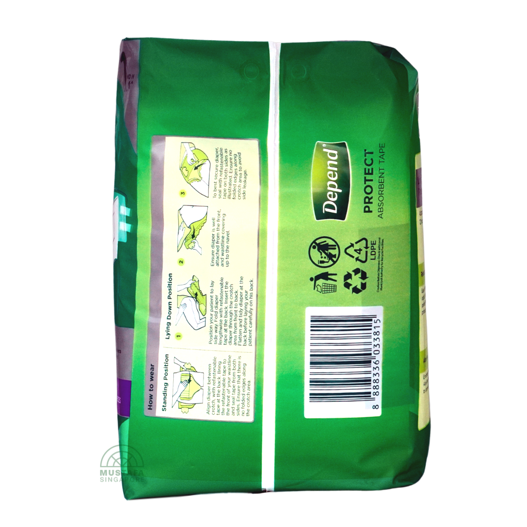 Depend Protect Absorbent Tape L 10s