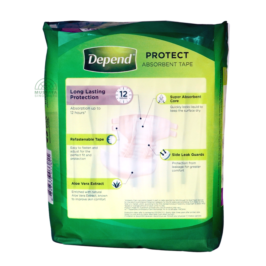Depend Protect Absorbent Tape L 10s