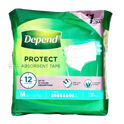 Depend Protect Absorbent Tape M 12s