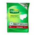 Depend Protect Absorbent Tape XL 9s