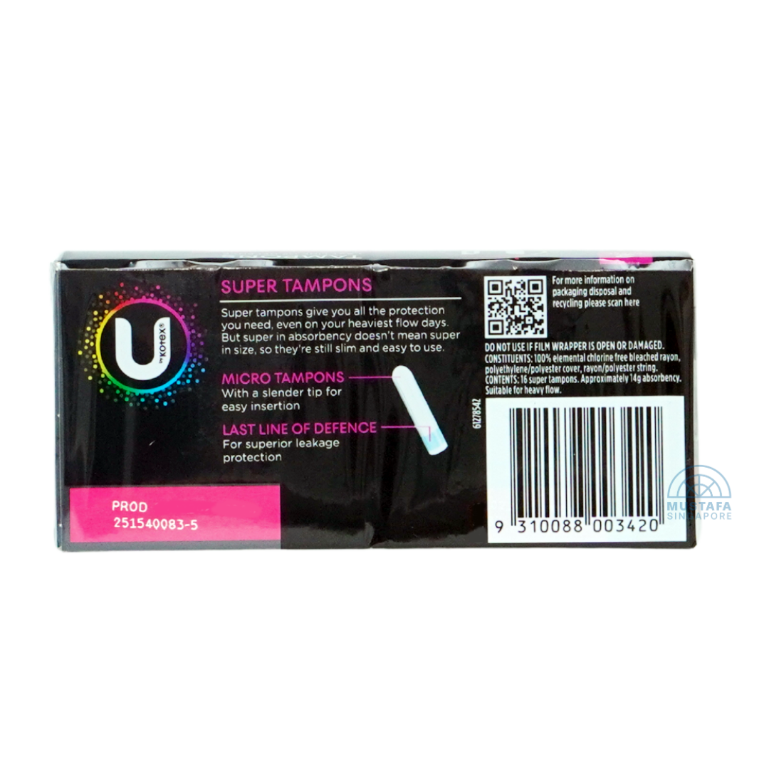 Kotex Tampons Super 16s
