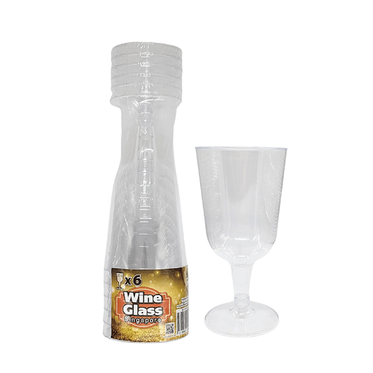 Mr Bel Clear Wine Glass 20cl x 6's