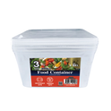 Mr Bel Food Container (Square) M7000SQ x 3's 3000ml
