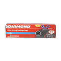 Diamond Ultra Strong Garbage Bags Jumbo 8s