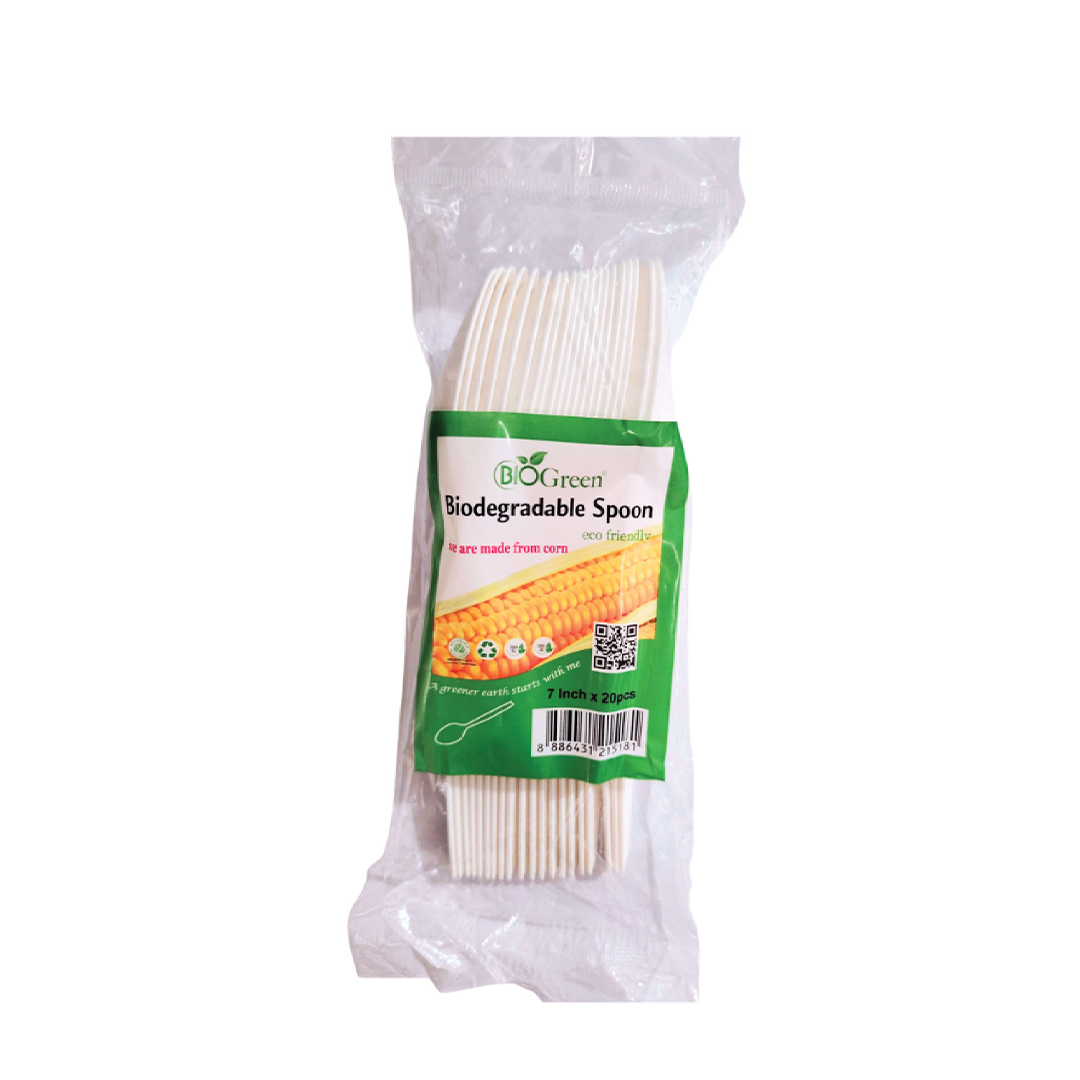 Biogreen 7" Spoon x 20's