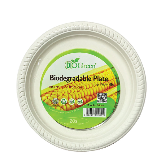 Biogreen 10" Plate x 20's