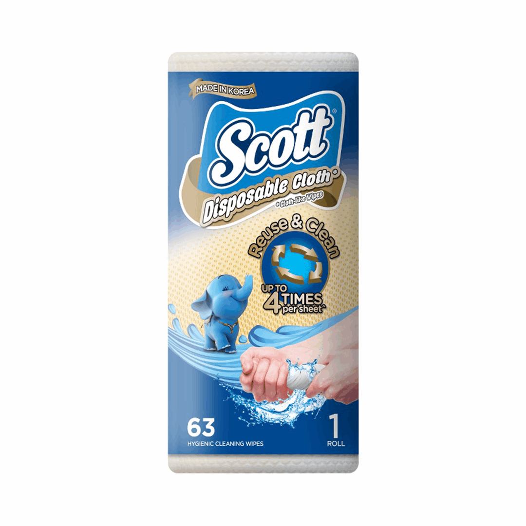 Scott Disposable Cloth Like Wipes