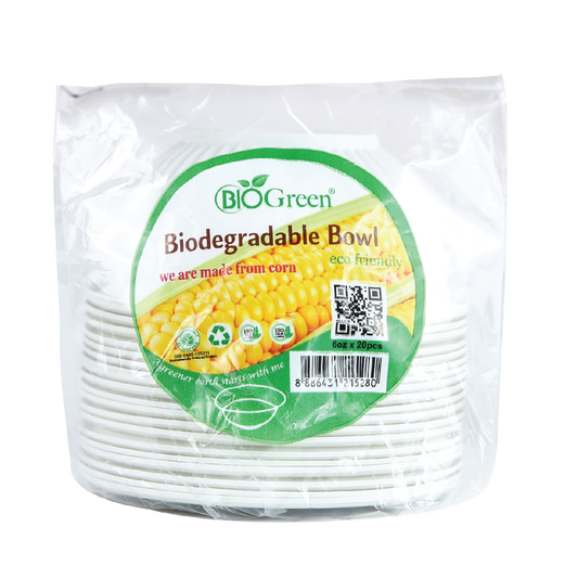 Biogreen Bowl 6oz x 20's